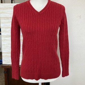 Women V neck sweater